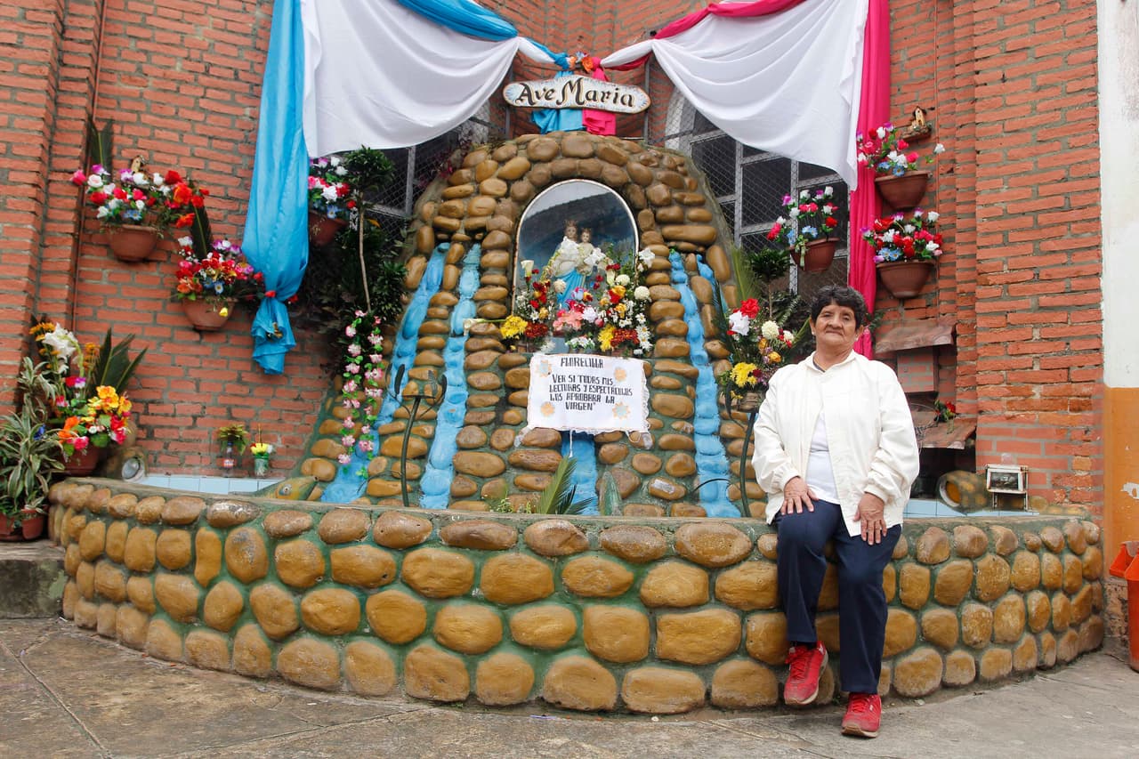 Durante muchos años, Catalina Ortiz fue la encargada de tocar las campanas en Portachuelo.