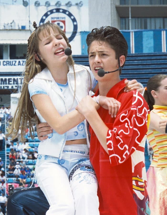 Belinda también interpretó junto a Uckermann los temas de la telenovela que tuvieron un enorme éxito.