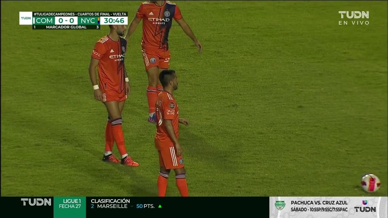 ¡GOL!  anota para New York City FC. Valentín Castellanos