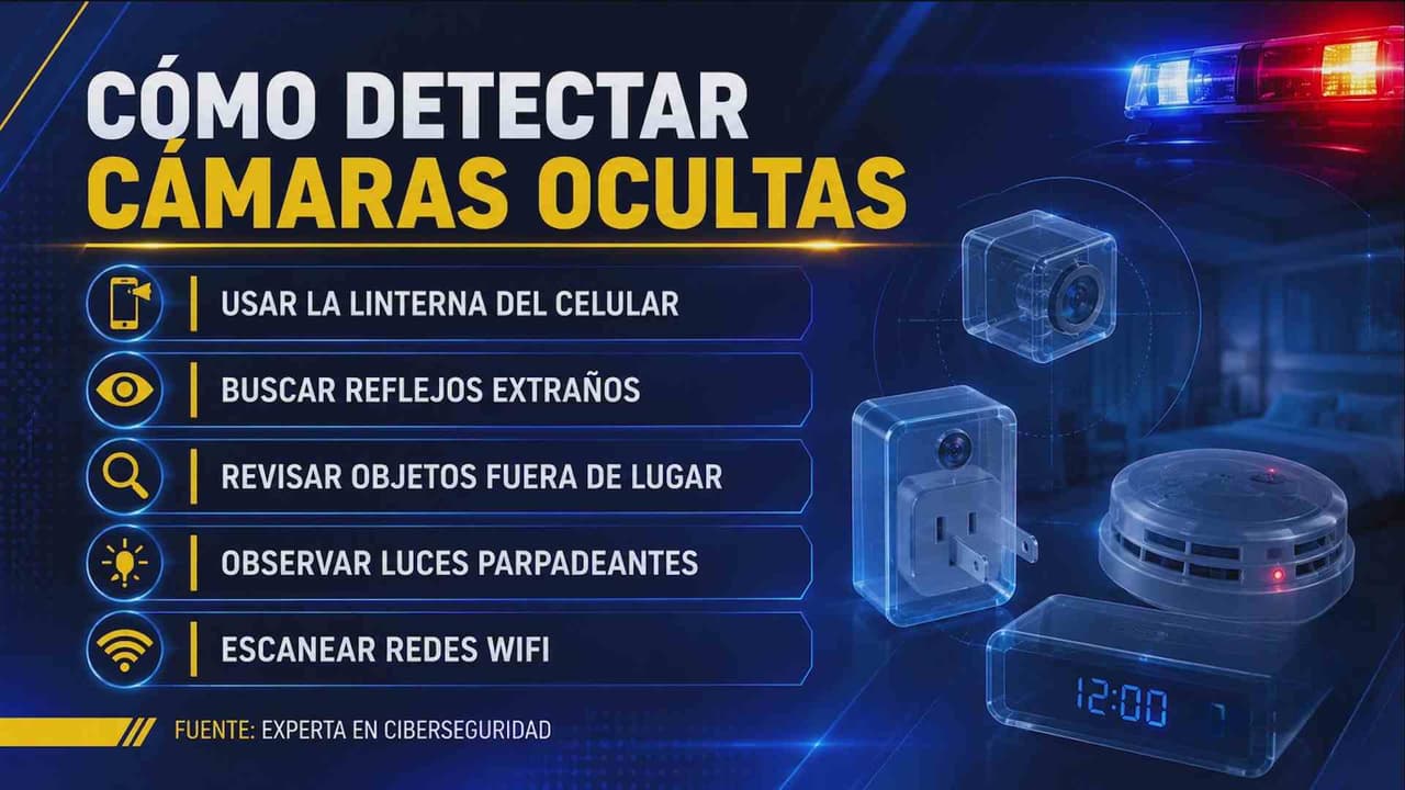Cámaras ocultas preocupan en el norte de Texas: experta explica cómo detectarlas
