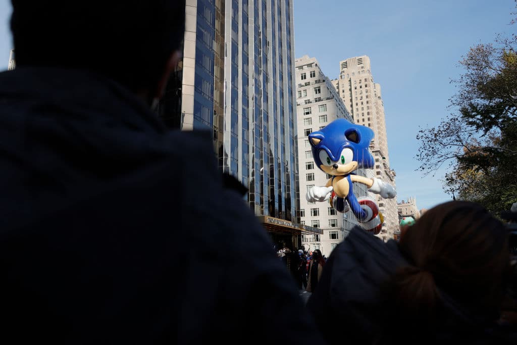El globo de Sonic the Hedgehog, uno de los favoritos de los gammers.