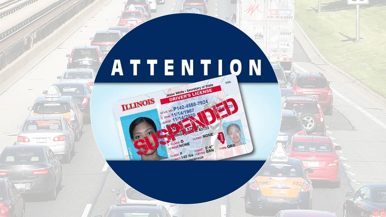 ¿Cuáles son los motivos de suspensión de licencia de conducir en Illinois?