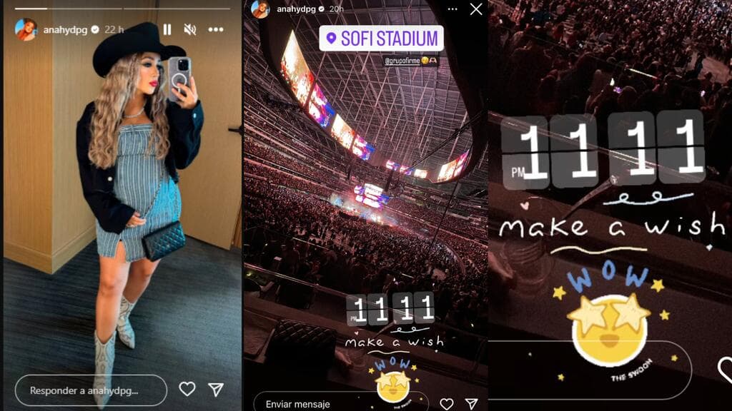 Así evidenció Daisy Anahy su presencia en el concierto que Eduin Caz y Grupo Firme ofrecieron el pasado fin de semana en Los Ángeles en donde ella "pidió un deseo".