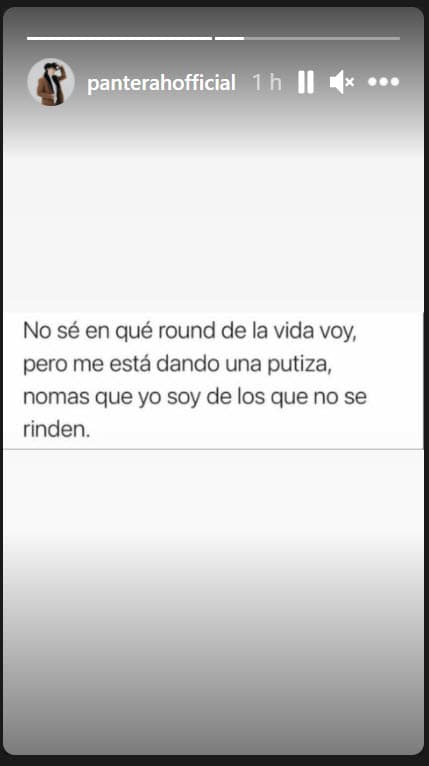 Además, compartió este mensaje en el que dio a entender que está tratando de salir adelante ante el reto que enfrenta por el fallecimiento de su novia.
<br>