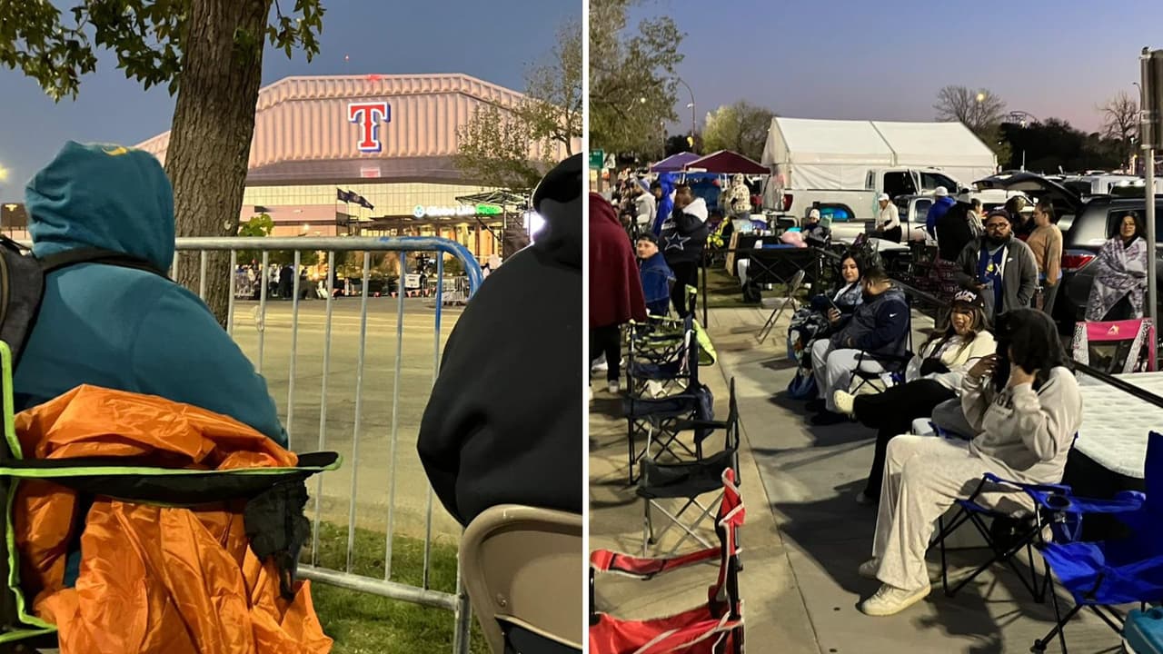 Desde muy temprano, en la madrugada, llegaron los aficionados y residentes del Metroplex afuera de los Texas Rangers. 
<a href="https://www.univision.com/local/dallas-kuvn/texas-rangers-desfile-arlington-serie-mundial-fotos" target="_blank">Aquí puedes ver </a>más de estas imágenes.