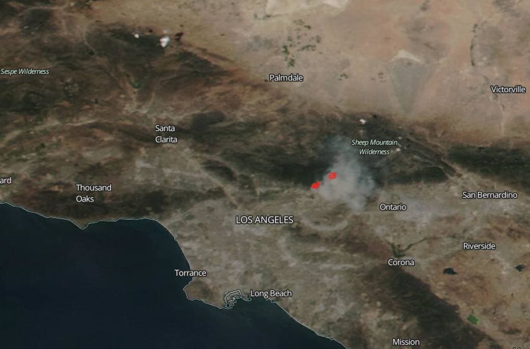 Incendio San Gabriel Complex.