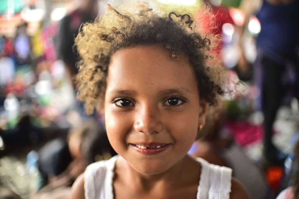 Niña en Tapachula.