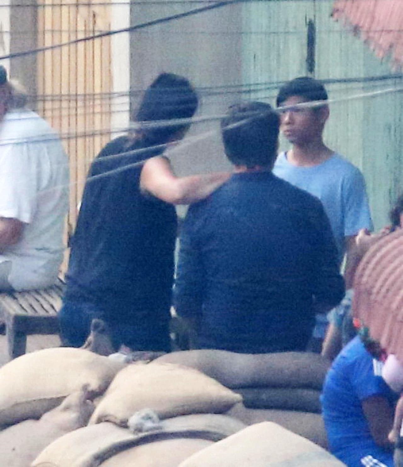 Los tres juntos en una plática privada.