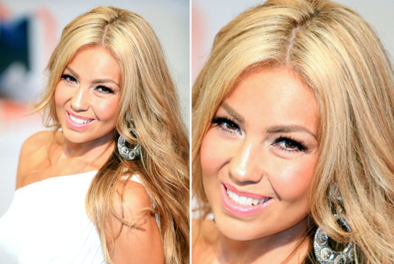 Para aquellas que sueñan con ser 'legaly blondie', aquí tenemos a Thalía que llevó el cabello totalmente rubio en 2013. ¡Pero cuidado! No a todas las chicas les queda ese color tan rubio en el cabello, debes de tener en cuenta el tono de tu piel.