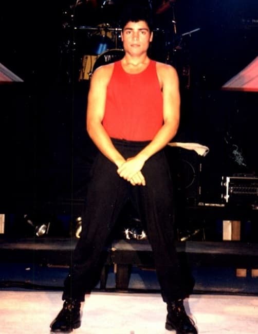 Cuando se encontraba en la cumbre, realizó comerciales para una importante marca de soda y ya era todo un galán.