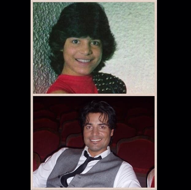 Además le fascina mostrar comparativos con fotos del pasado. Su sonrisa sigue siendo la misma.