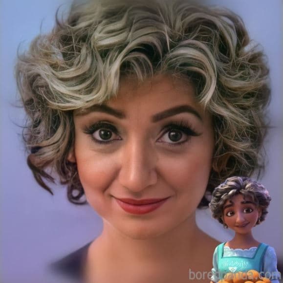 Así es como se vería en la vida real de acuerdo con Hidreley Diao, con esa sonrisa parece que está apunto de ofrecer una arepa curativa.