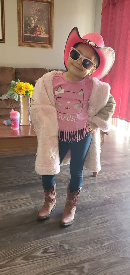 Yancy Torres envía esta foto de su niña.