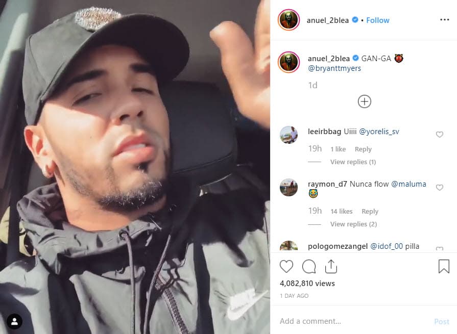 Sin embargo, la polémica comenzó cuando subrayó una frase alusiva a Maluma dentro de la canción: "
<b>Nunca flow Maluma, siempre Real G</b>".