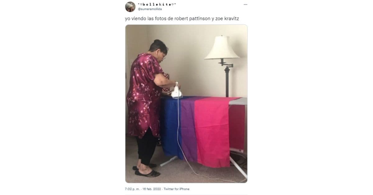 reacción de Zoë Kravitz con Robert Pattinson