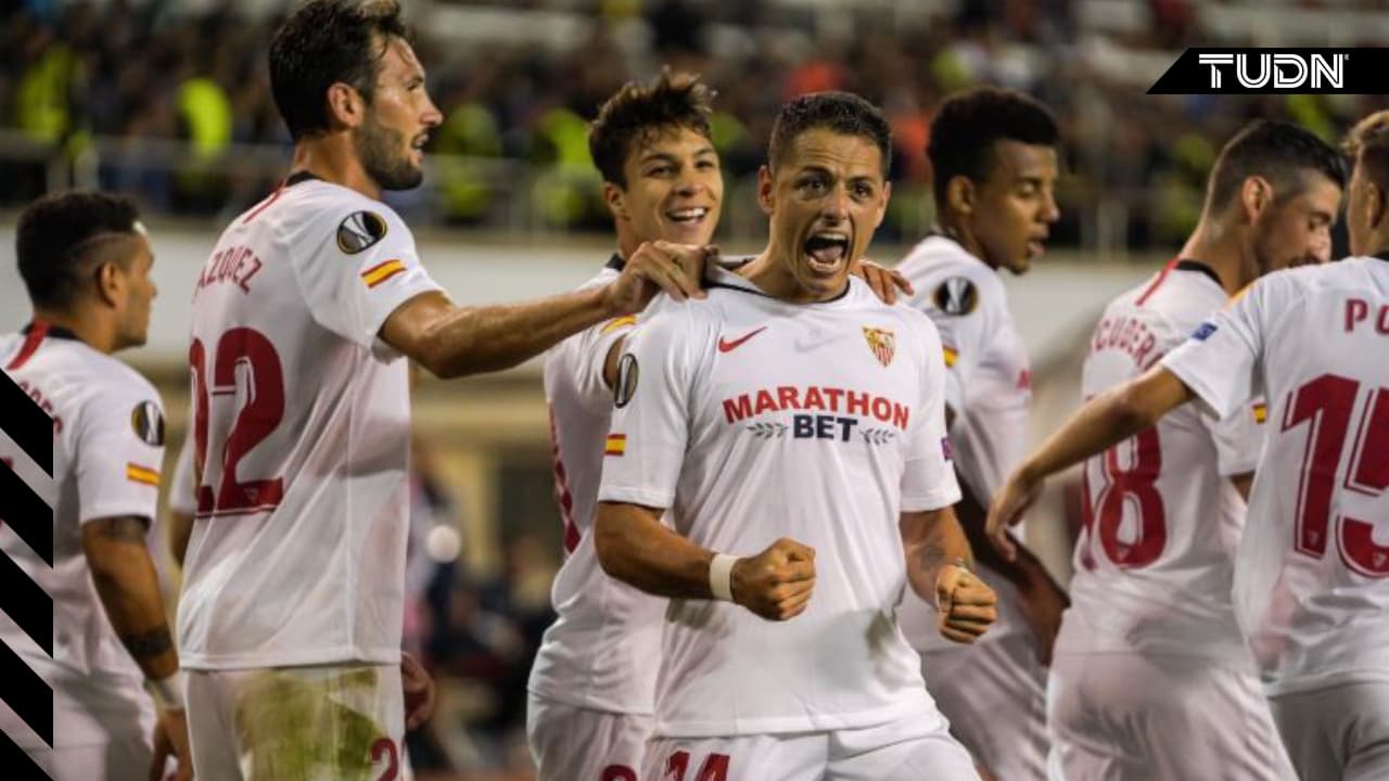 ¡Se comió a Messi! Golazo de Chicharito ante Qarabag