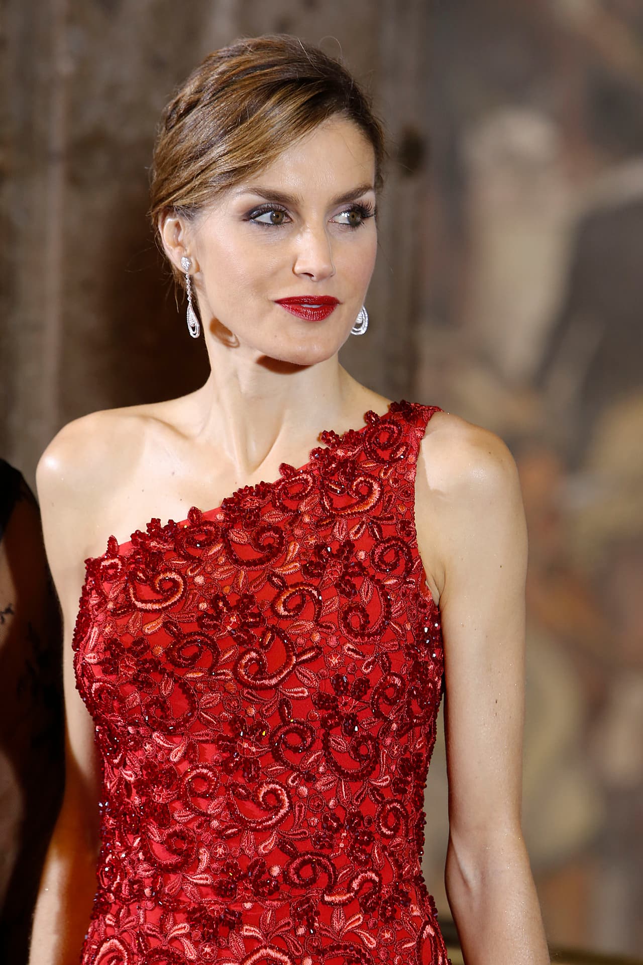 Se trató de un vestido de coctel de uno de sus diseñadores favoritos; Felipe Varela.