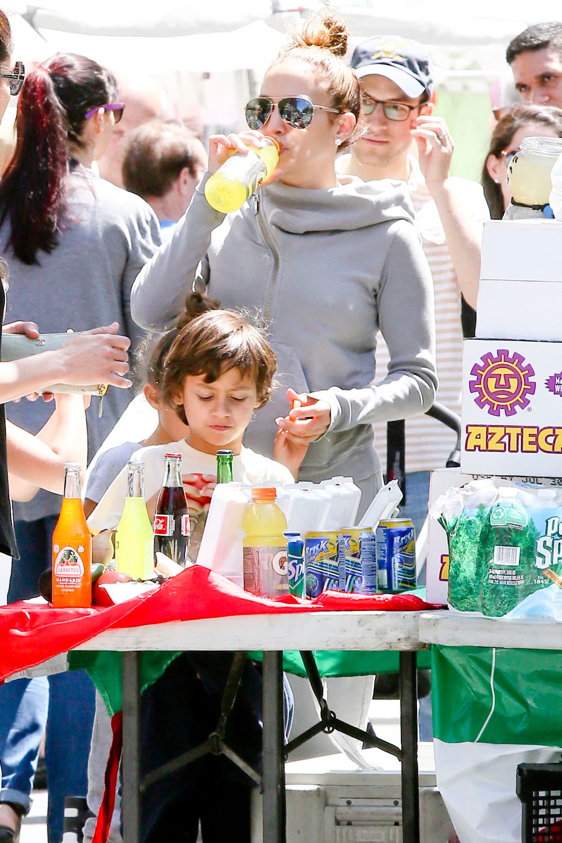 JLo primero se refrescó.