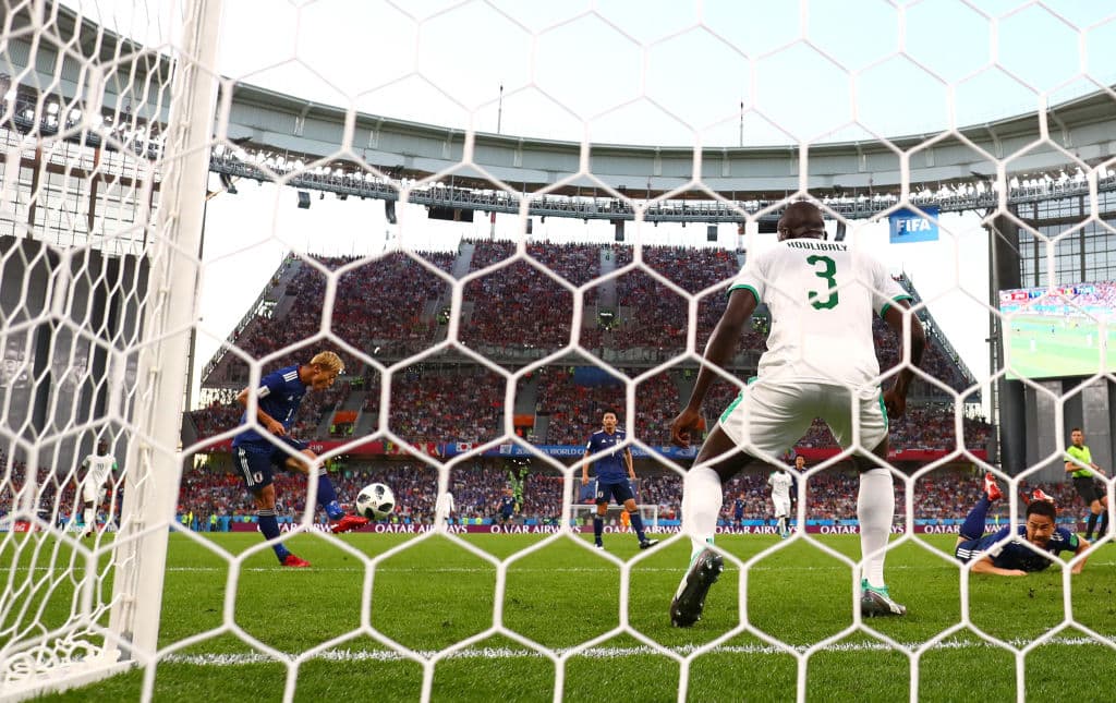 82.- Keisuke Honda (Japón) al minuto 78. Japón 2-2 Senegal.