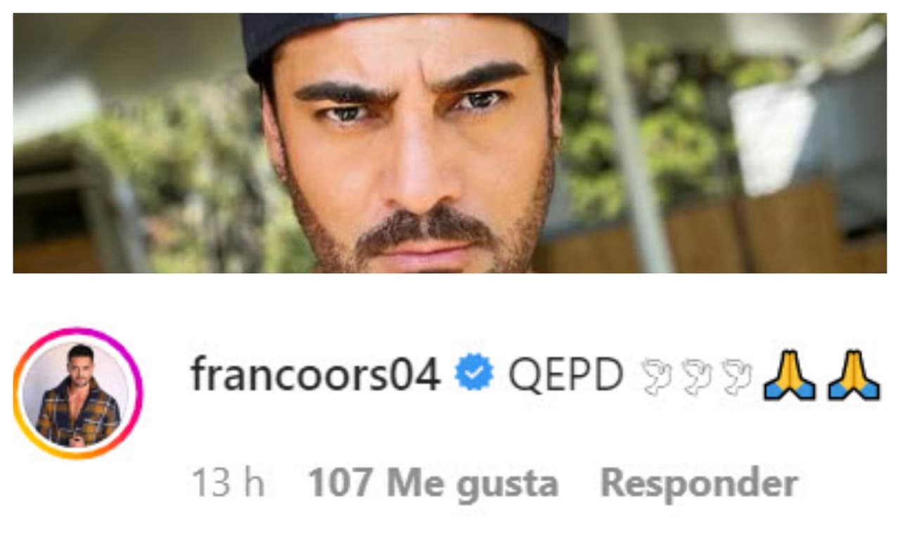 Ricardo Franco dejó este mensaje en la última foto de Aranza Peña.
<br>
