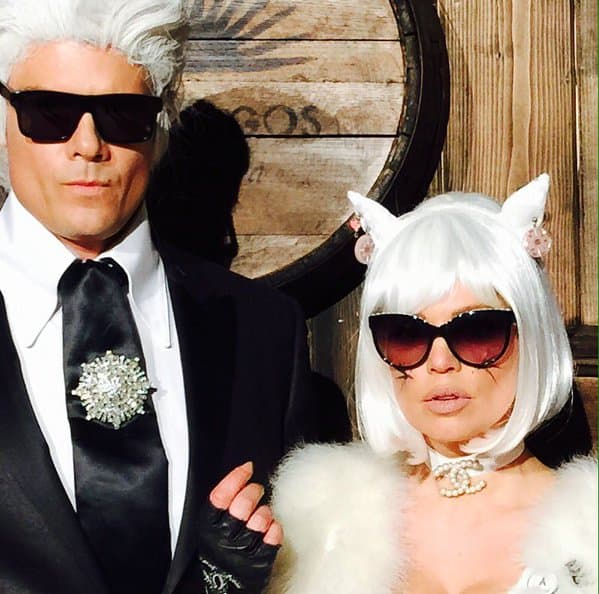 Fergie y Josh Duhamel, como Karl Lagerfeld y su gatita.