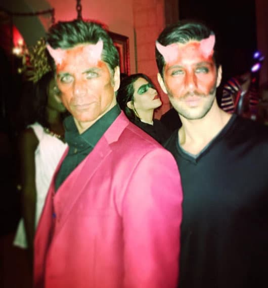 John Stamos y Josh Peck, par de diablillos.