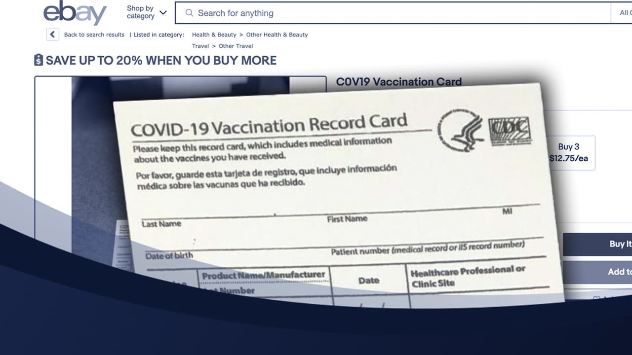 Fallas ortográficas provocan el decomiso de tarjetas falsas de vacunación contra el Covid-19 en Chicago