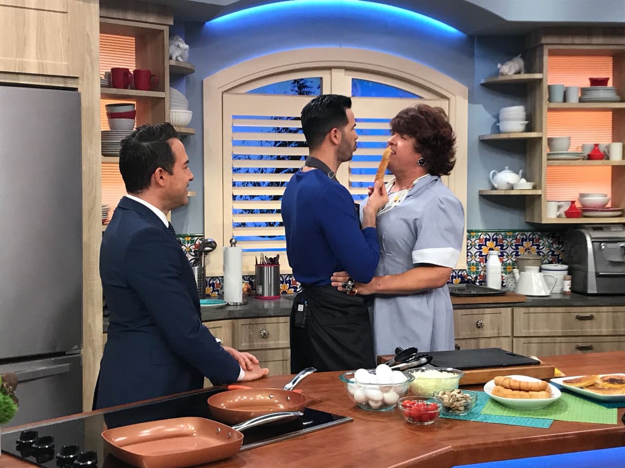 Nuestro chef, tan consentidor, preparó dedos de queso especialmente para ella.