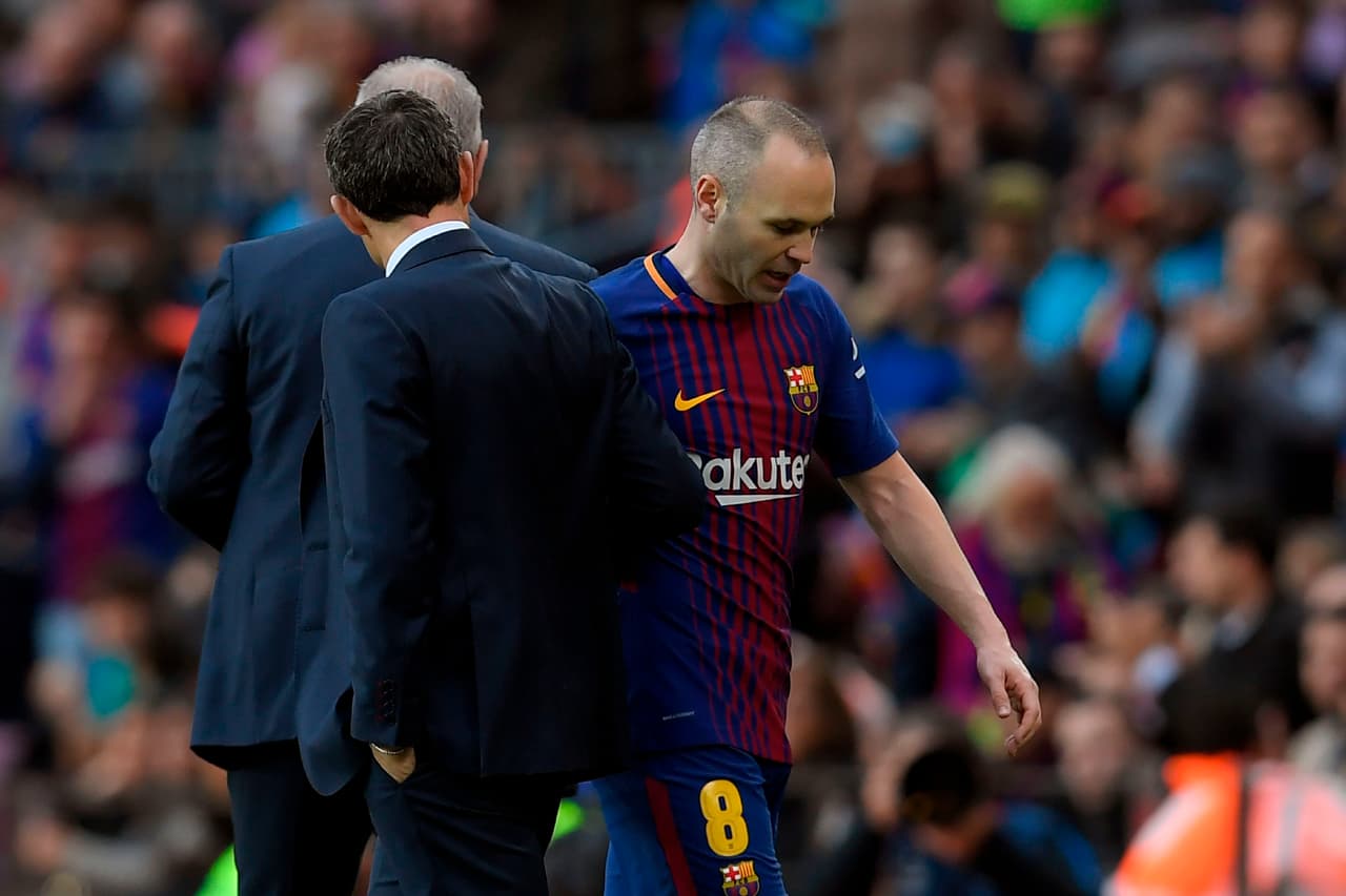 Andrés Iniesta, en duda para el Barcelona-Chelsea