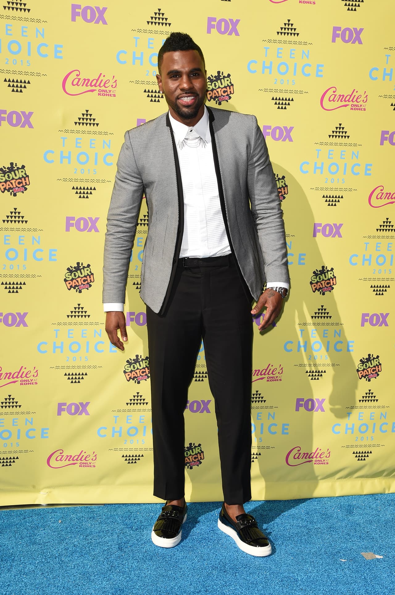 Y no se olvidó de sonreír para la cámara.