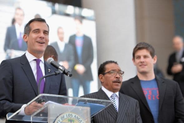 "Somos una ciudad de clase mundial, somos la ' Ciudad de los Ángeles ', y lanzamos una juego de clase mundial", dijo Garcetti refiriéndose al citado evento . ¿Quieres saber más?: