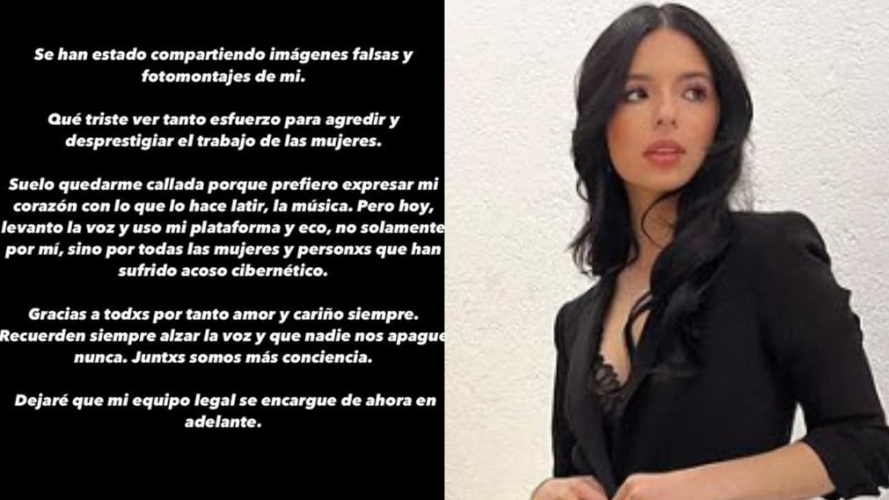 Este es el comunicado con el que Ángela Aguilar niega aparecer en imágenes explícitas que circulan en redes sociales.