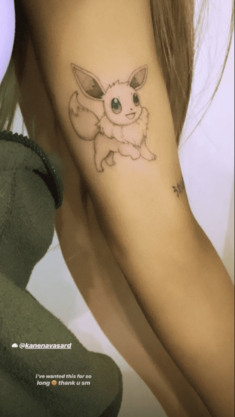 La foto del tatuaje, que muestra al pokémon Eevee, fue acompañado del siguiente mensaje: “Había querido esto desde hace tanto tiempo. ¡Muchas gracias!”.
<br>