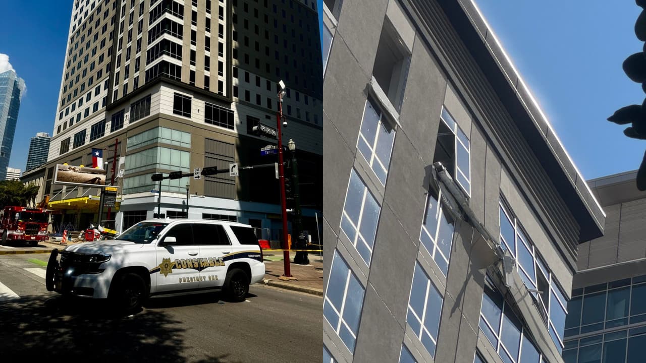 Al menos seis heridos deja la explosión en un edificio en construcción en el centro de Houston