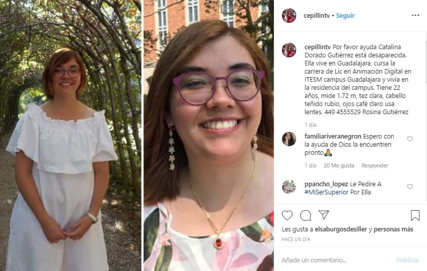 Tras el revuelo internacional que armó 
<b><a href="https://www.univision.com/shows/despierta-america/el-mensaje-desesperado-de-cepillin-pidiendo-ayuda-ante-la-desaparicion-de-su-sobrina-video">a través de las redes sociales Cepillín</a></b>, la fiscalía del estado de Jalisco informó este martes que 
<b>Catalina Dorado Gutiérrez</b>, 
<b> sobrina de 22 años</b> de uno de los hijos del 
<b>payaso mexicano</b>, ya fue localizada.