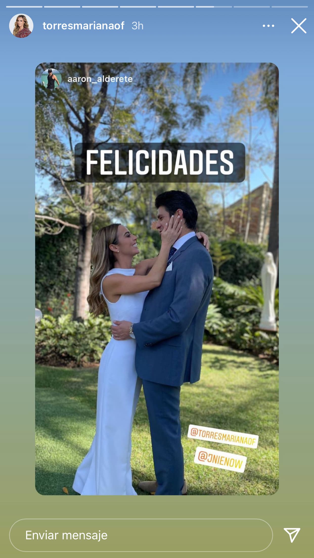 La actriz de 'Ringo' se casó después de cuatro años de noviazgo. En febrero de 2021 se comprometió en Punta Mita, Nayarit.