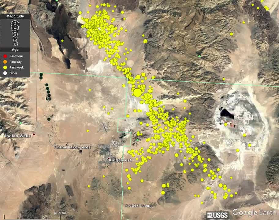 Más de 5 mil réplicas han sacudido a los californianos desde el pasado 4 de julio