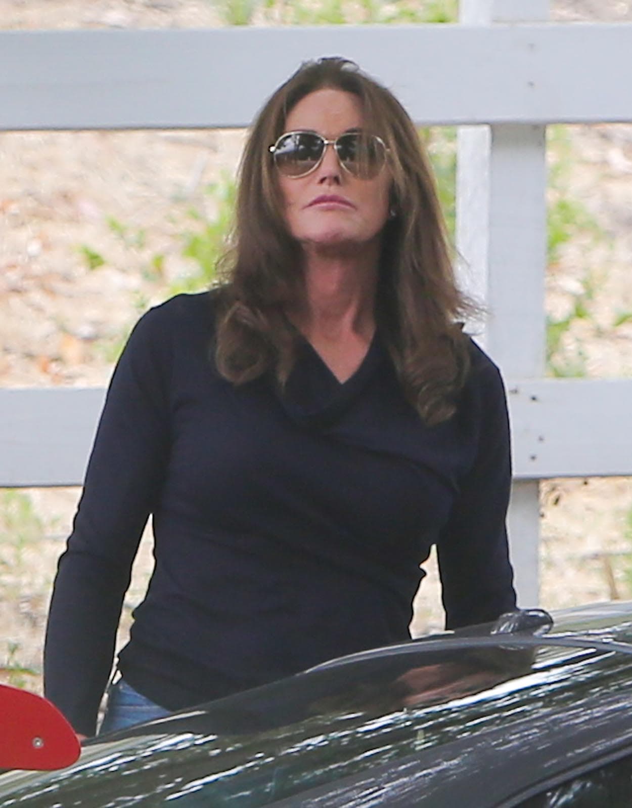 El fin de semana pasado Caitlyn fue captada en su Porsche GT3.