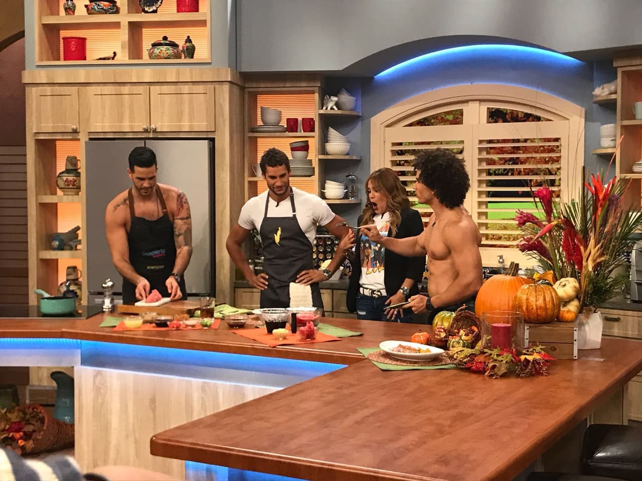 Aldrin también se la quitó y dejó a todas con la boca abierta.