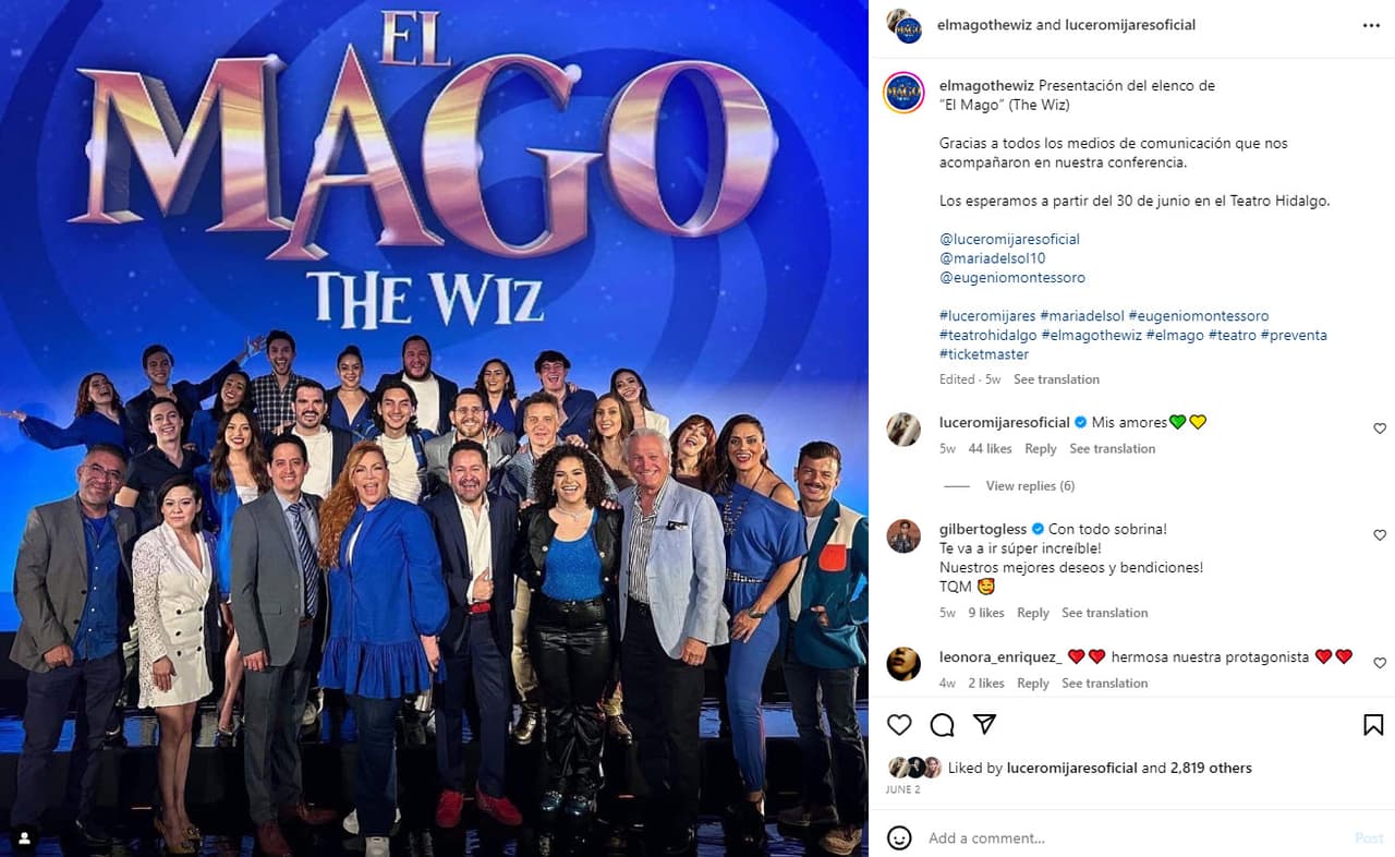 El 6 de julio se llevó a cabo el preestreno de la obra y sus famosos padres acudieron para apoyarla.