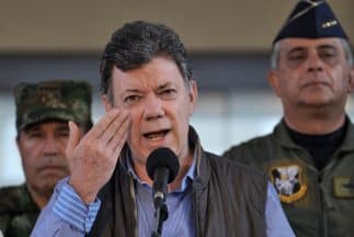 El presidente de Colombia, Juan Manuel Santos