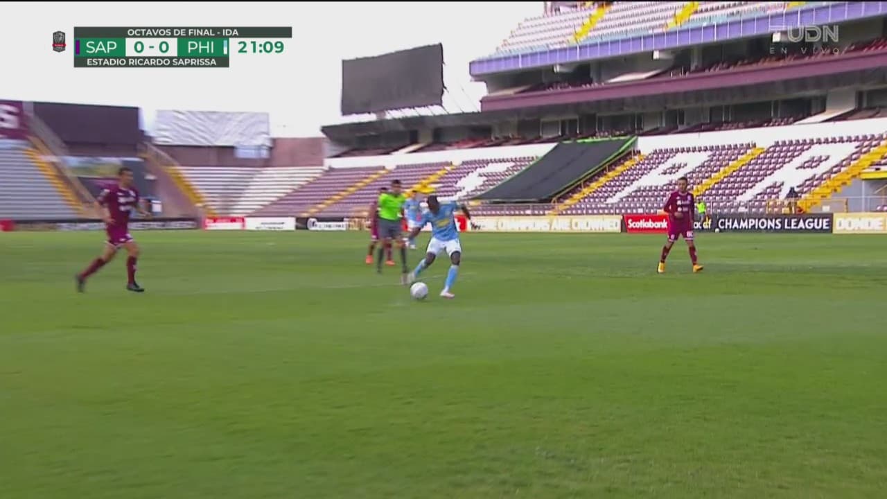 ¡Tibio remate de Monteiro! Philadelphia se atreve más que Saprissa