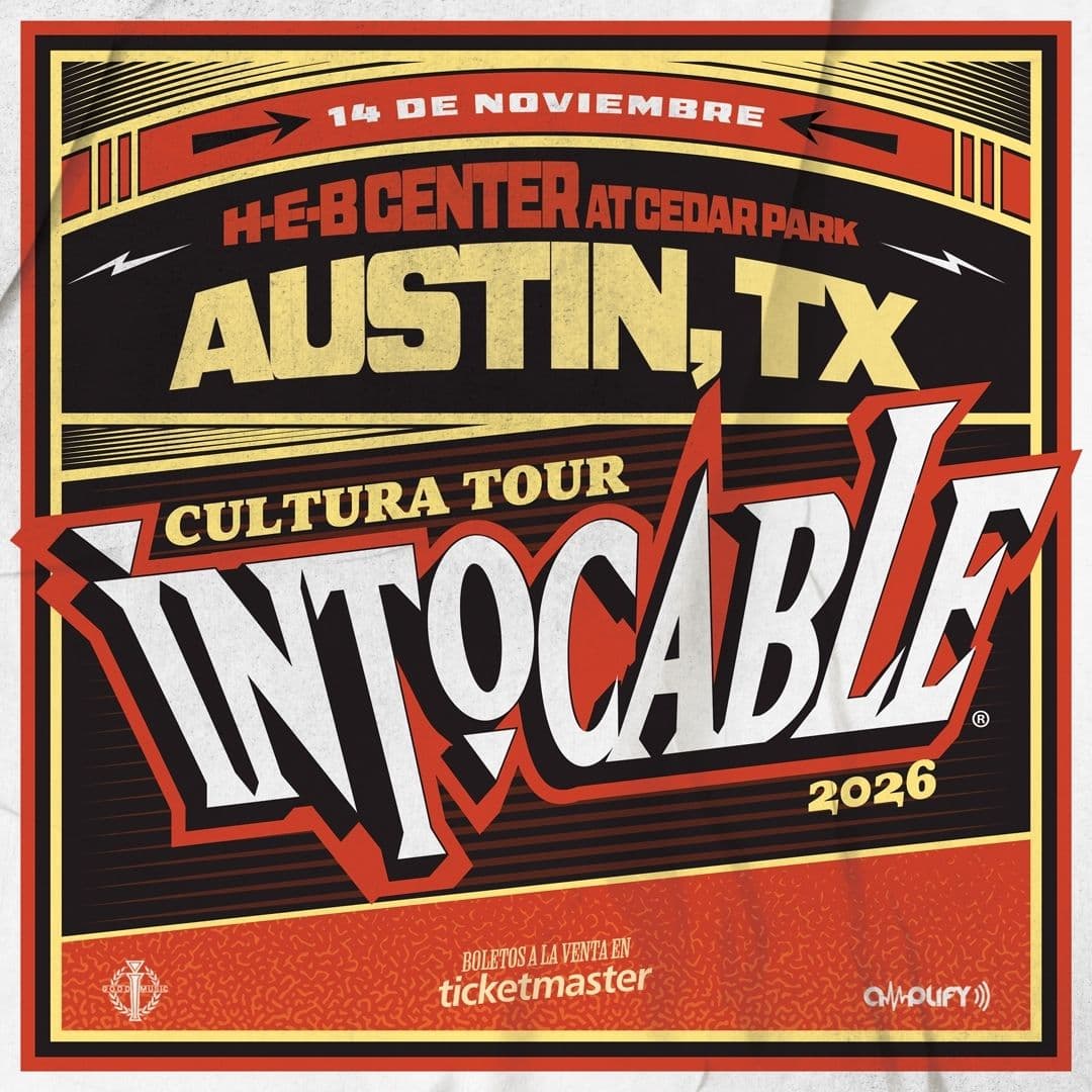 ¡Intocable llega a Austin con su Cultura Tour 2026! 