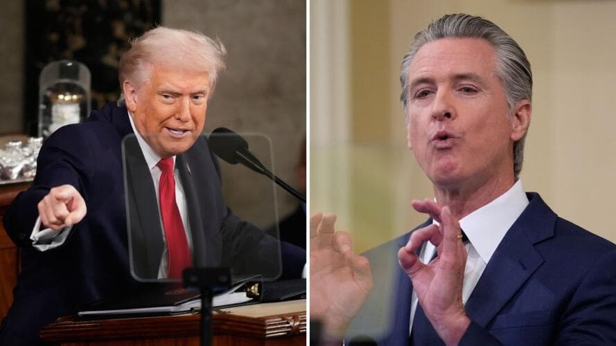 Gobernador de California reacciona al discurso de Trump: “Está destruyendo a nuestro país”