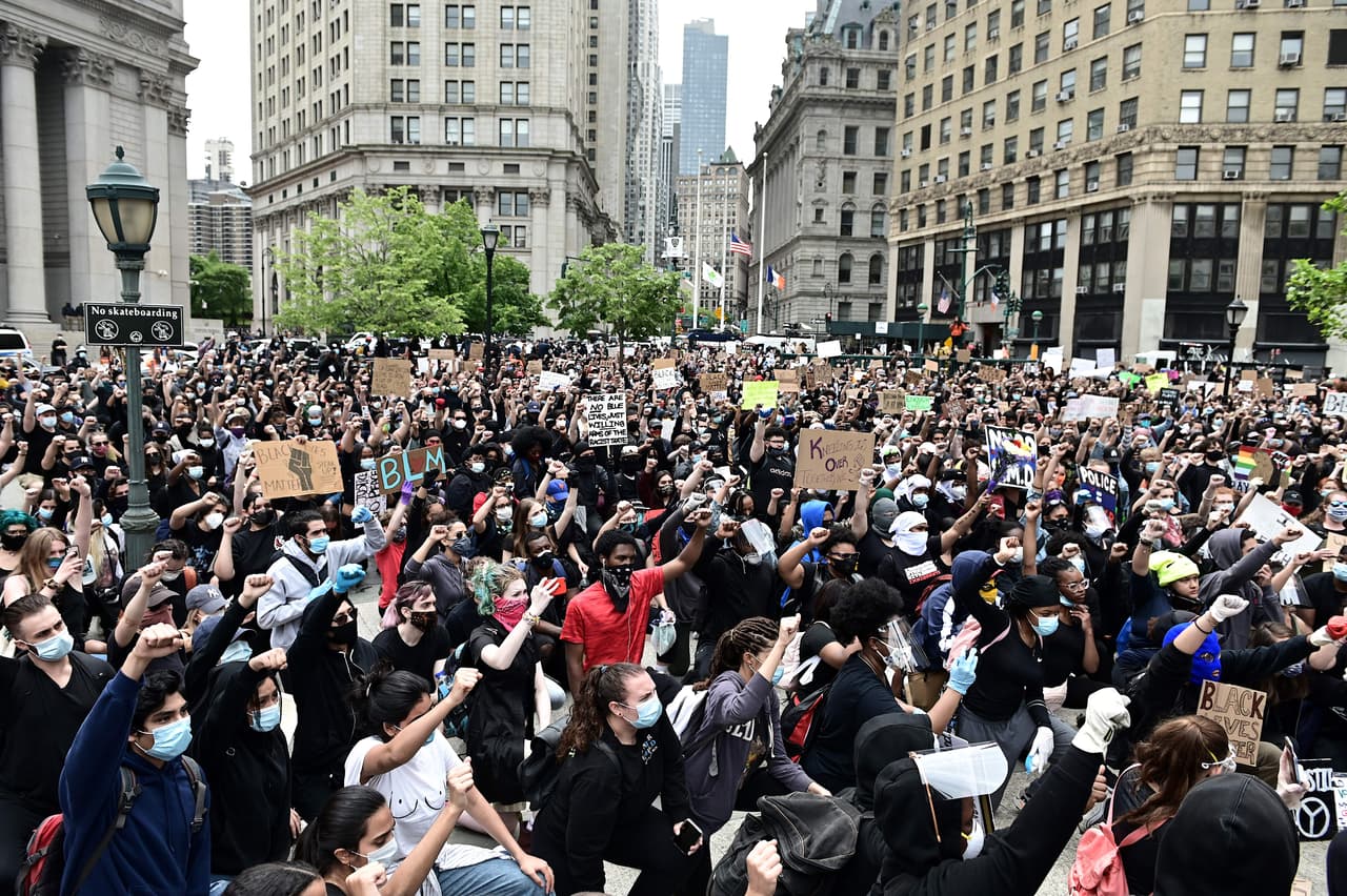 Sexto día consecutivo de protestas en NYC por la muerte de George Floyd.