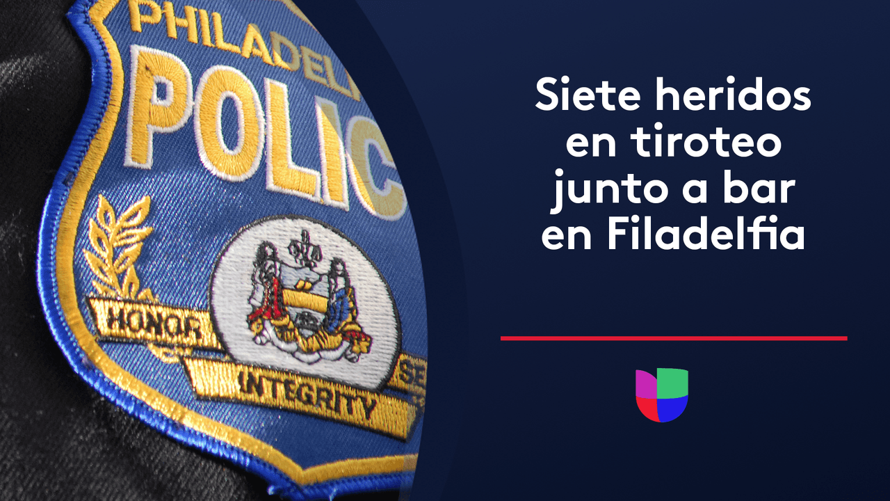Siete heridos en tiroteo junto a bar en Filadelfia