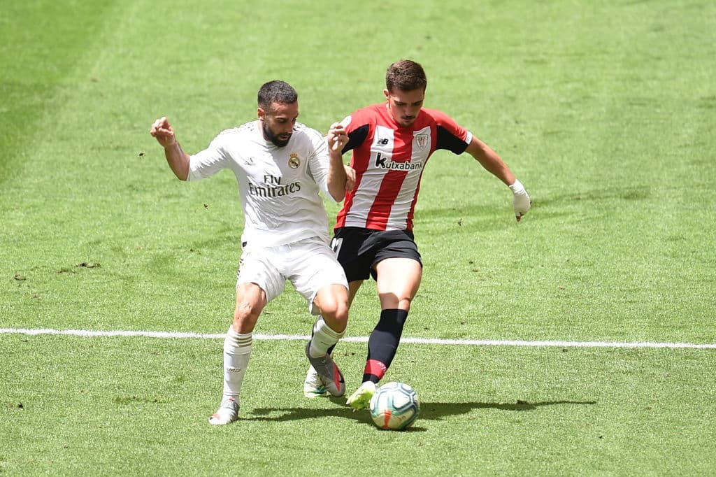 El Real Madrid logra conseguir los puntos en el nuevo San Mamés y se queda centímetros de coronarse con el título de La Liga.