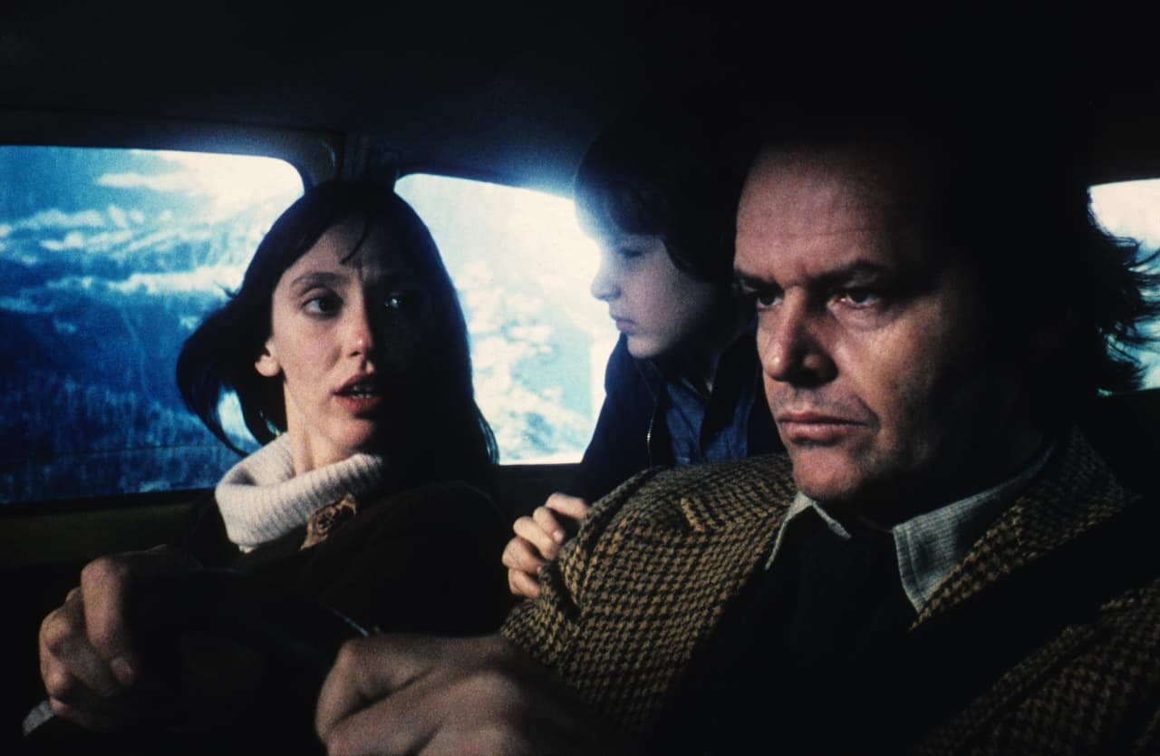'The Shining', 1980. Shelley Duvall, Jack Nicholson y Danny Lloyd.