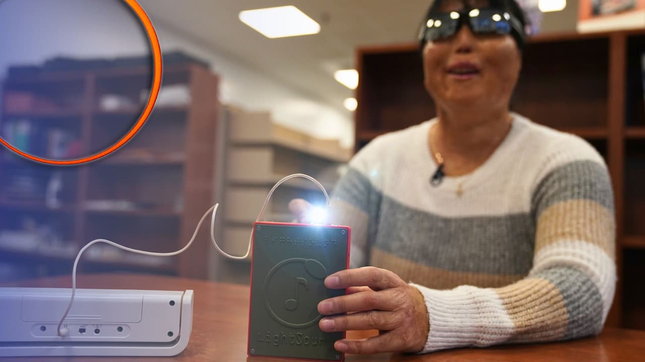 Este dispositivo permite a personas con discapacidad visual 'escuchar' el Eclipse Total Solar 