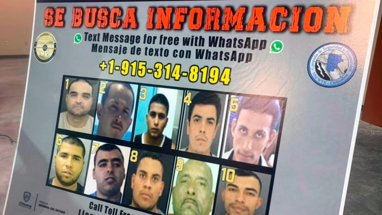 Sospechosos de homicidio y narcotráfico: los 10 fugitivos más buscados en la frontera 